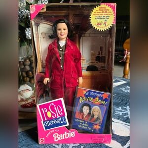 Vintage 1999 Rosie O'Donnell Friend Of Barbie Celebrity Doll By Mattel, Used